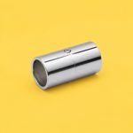 رابط چوب‌پرده استیل — نقره‌ای
